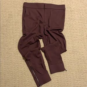 Lisa Rinna collection chocolate brown slacks
